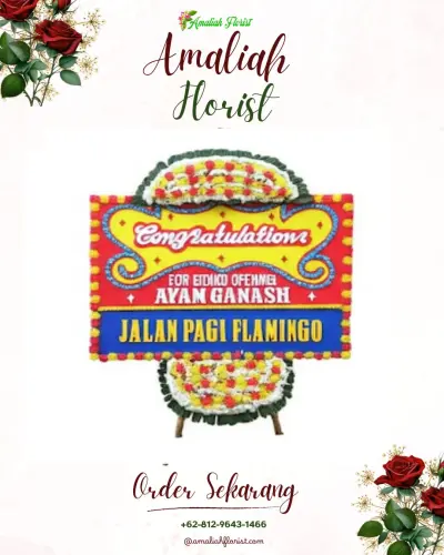 Bunga Papan Congratulation di Pondok Bambu